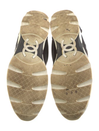 Chanel Interlocking CC Logo Canvas Sneakers