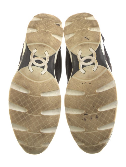 Chanel Interlocking CC Logo Canvas Sneakers
