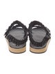 Chanel 2022 Interlocking CC Logo Slingback Sandals