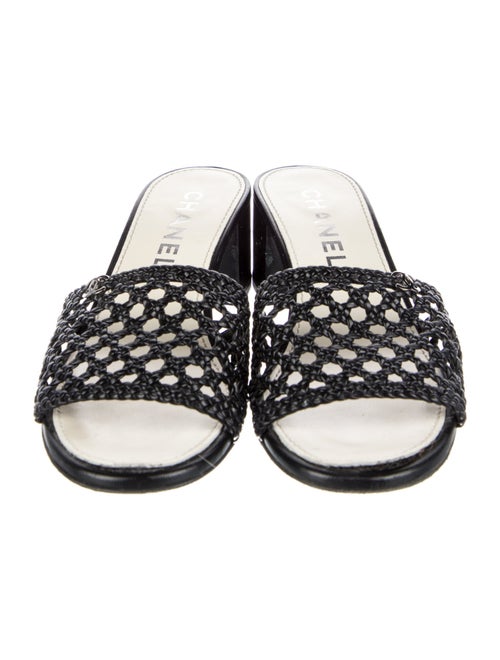 Chanel 2021 Interlocking CC Logo Slides