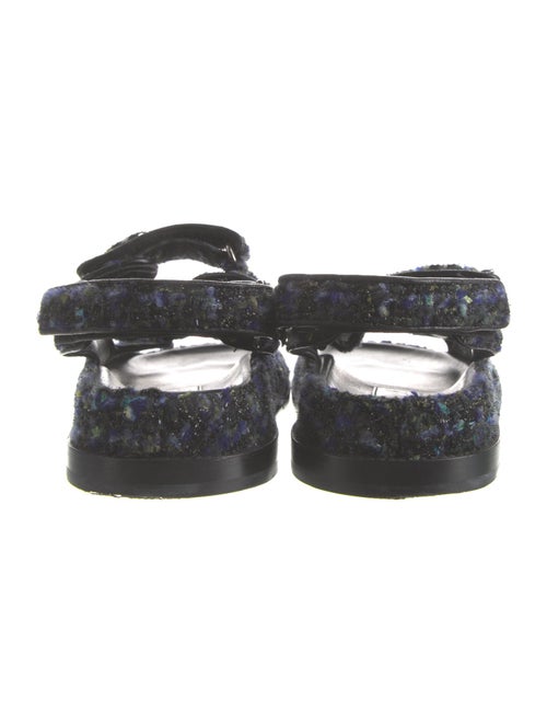 Chanel 2022 Interlocking CC Logo Slingback Sandals