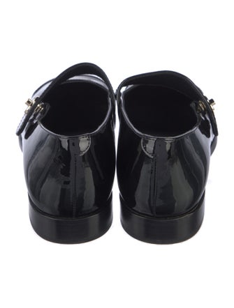 Chanel 2023 Interlocking CC Logo Mary Jane Flats