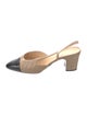 Chanel 2022 Interlocking CC Logo Slingback Pumps
