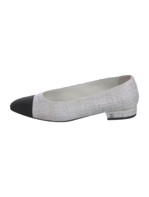 Chanel 2023 Interlocking CC Logo Ballet Flats