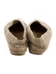 Chanel Interlocking CC Logo Tweed Espadrilles