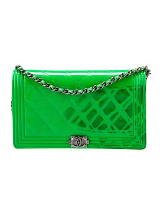 Chanel Quilted Boy Wallet On Chain Clutch w/ Removable Strap