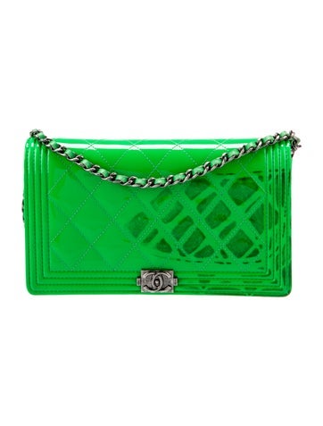 Chanel Clutches Quilted Boy Wallet On Chain Clutch w/ Removable Strap