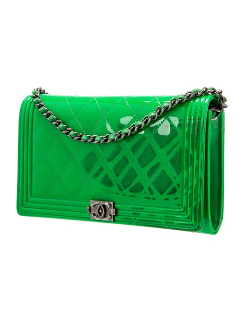 Chanel Quilted Boy Wallet On Chain Clutch w/ Removable Strap