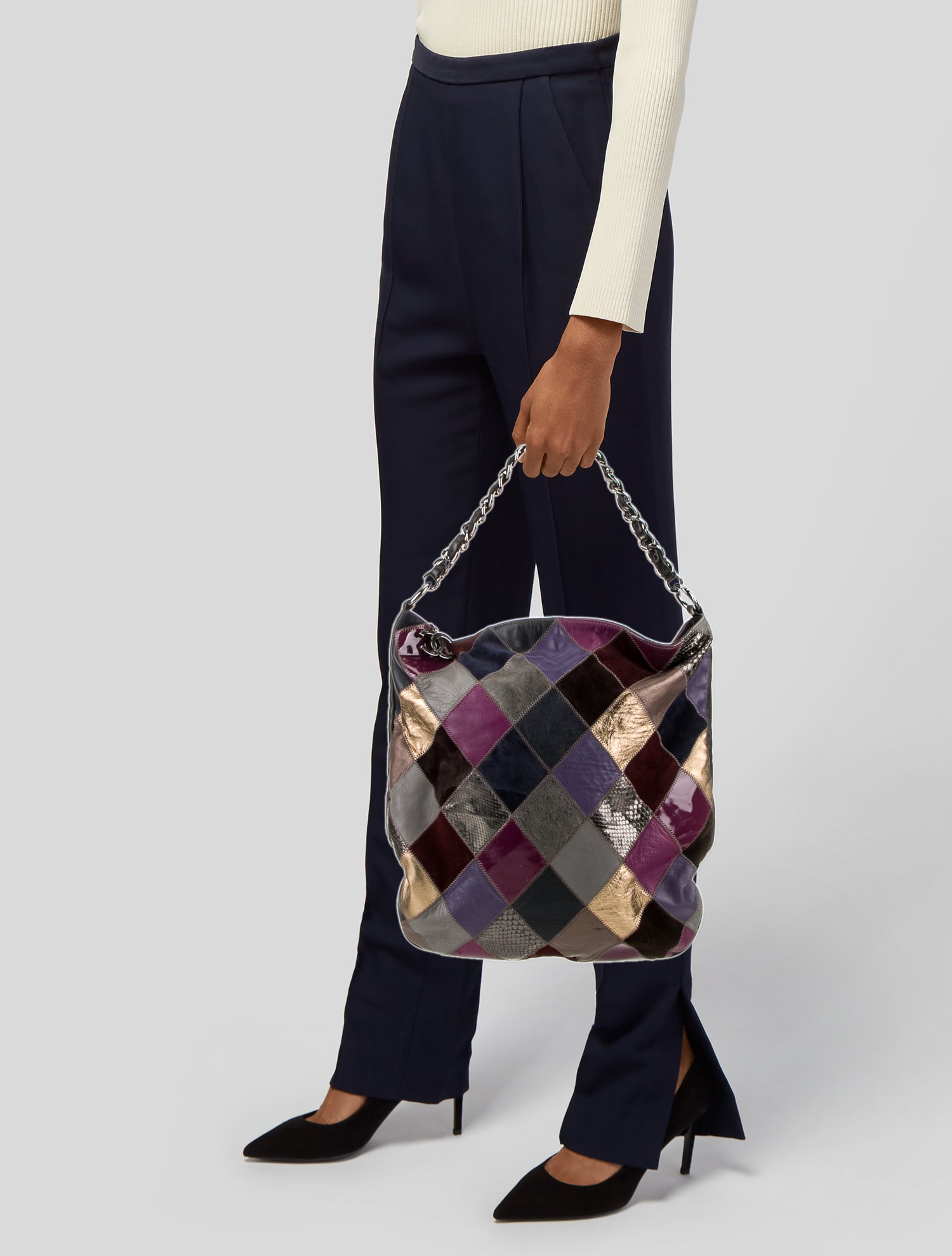 Chanel Harlequin Patchwork Hobo