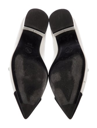 Chanel 2024 Interlocking CC Logo Mary Jane Flats