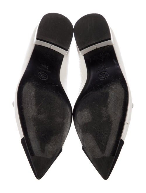 Chanel 2024 Interlocking CC Logo Mary Jane Flats