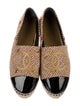 Chanel Interlocking CC Logo Tweed Espadrilles