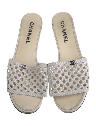 Chanel 2021 Interlocking CC Logo Slides