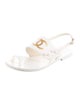 Chanel 2021 Interlocking CC Logo Slingback Sandals