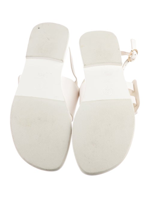 Chanel 2021 Interlocking CC Logo Slingback Sandals