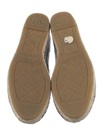 Chanel 2022 Interlocking CC Logo Espadrilles