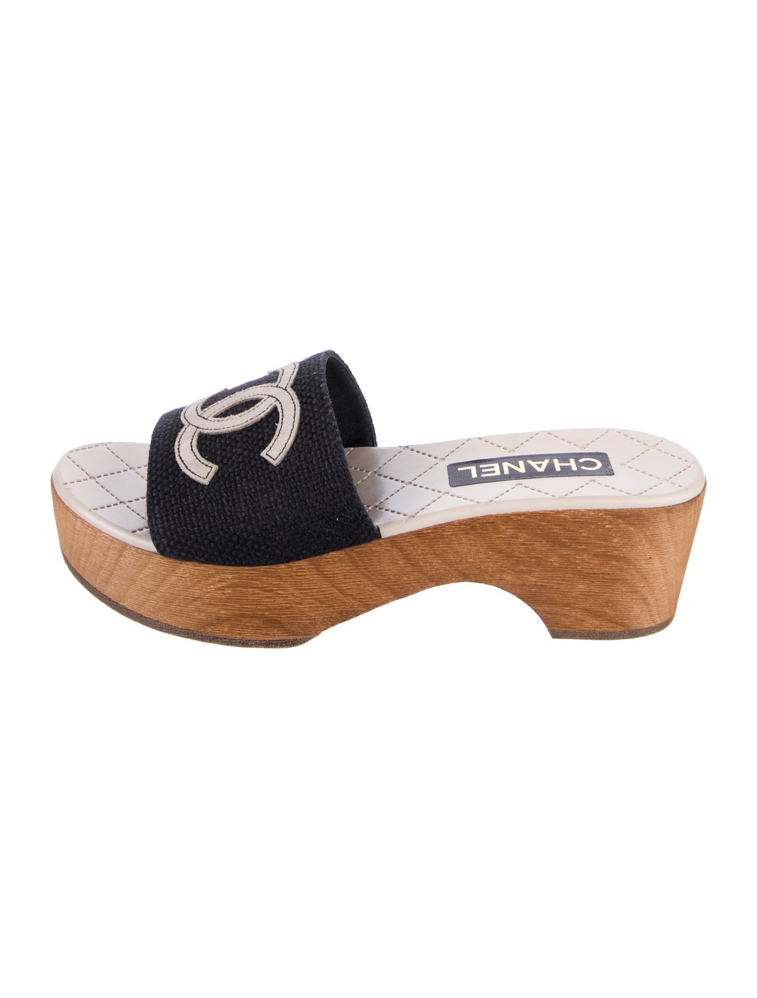 Chanel 2024 Interlocking CC Logo Slides