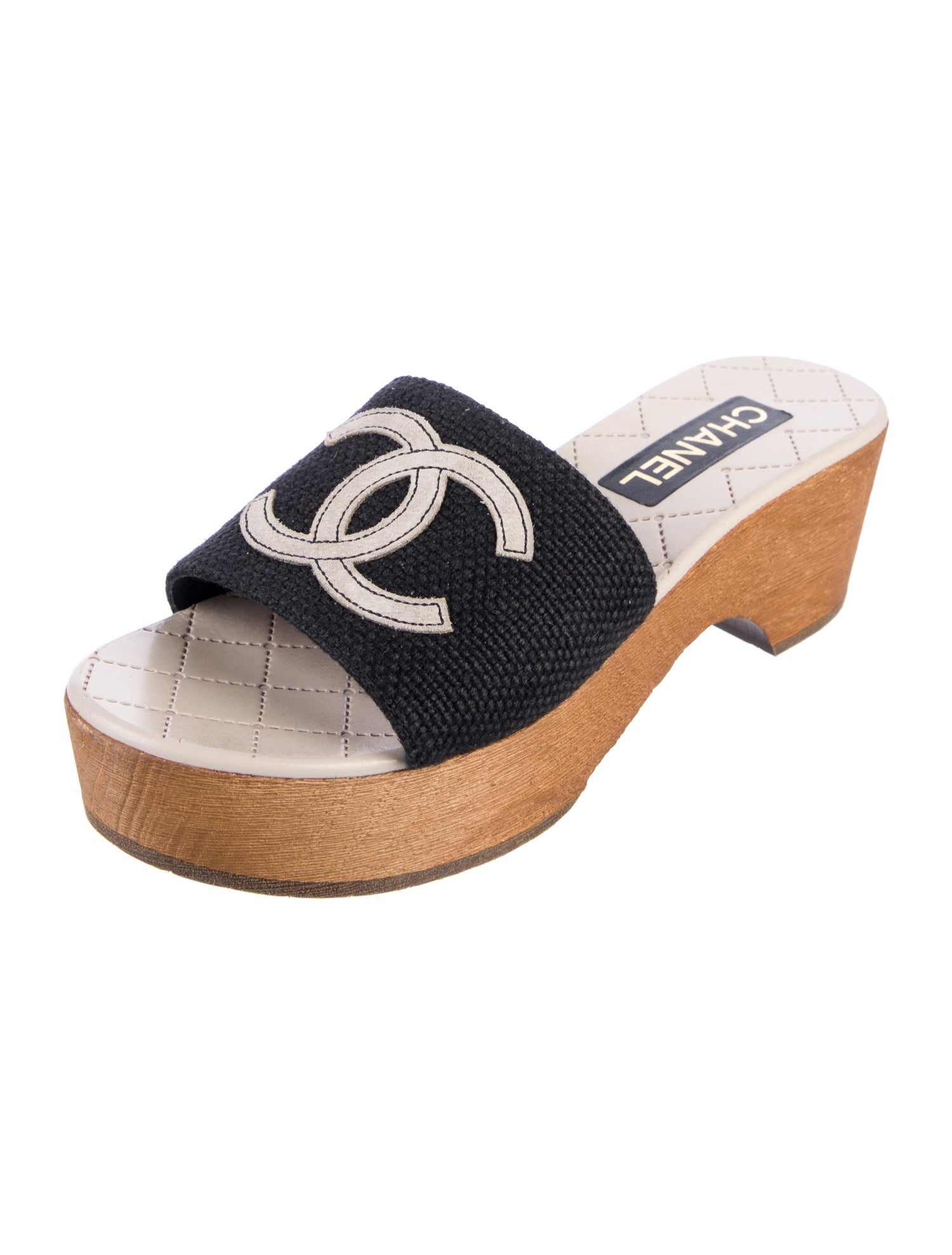 Chanel 2024 Interlocking CC Logo Slides
