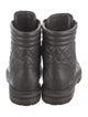 Chanel 2018 Interlocking CC Logo Combat Boots