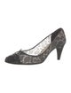 Chanel Interlocking CC Logo Mesh Pumps