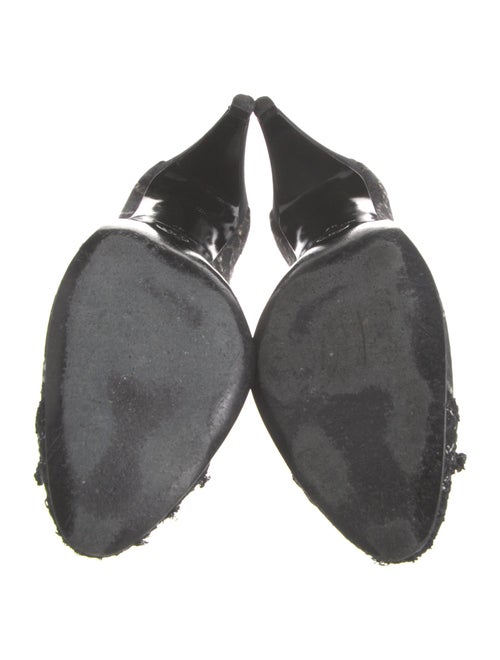 Chanel Interlocking CC Logo Mesh Pumps