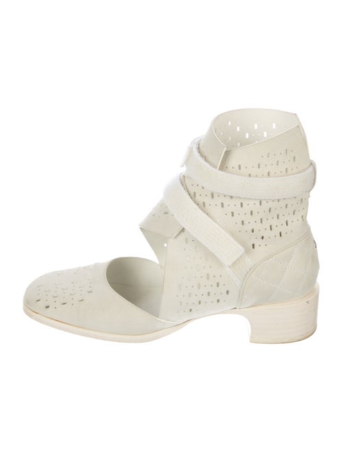 Chanel 2017 Interlocking CC Logo Combat Boots