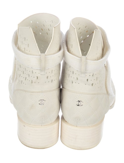 Chanel 2017 Interlocking CC Logo Combat Boots