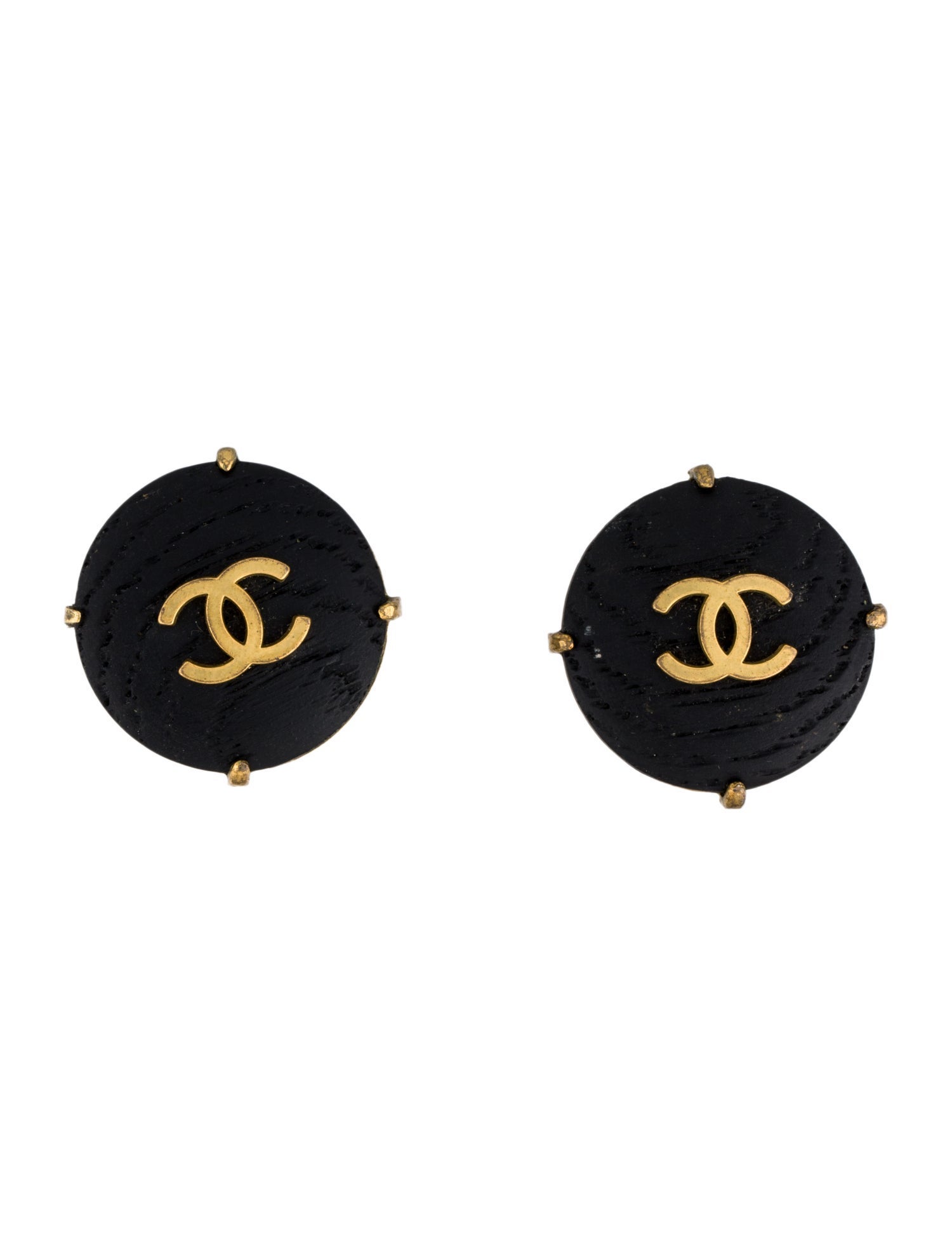 Chanel Vintage CC Clip-On Earrings