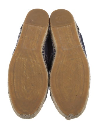 Chanel 2015 Interlocking CC Logo Espadrille Sneakers