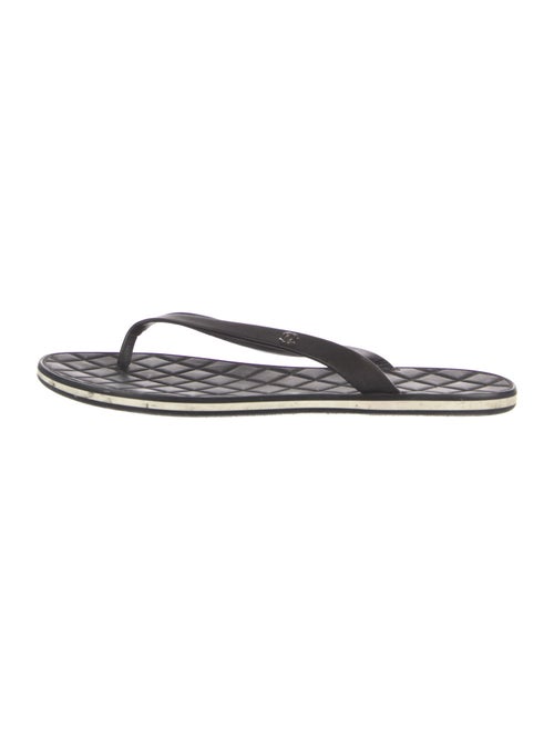 Chanel 2015 Interlocking CC Logo Flip Flops