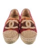 Chanel 2016 Interlocking CC Logo Espadrilles