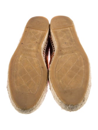 Chanel 2016 Interlocking CC Logo Espadrilles