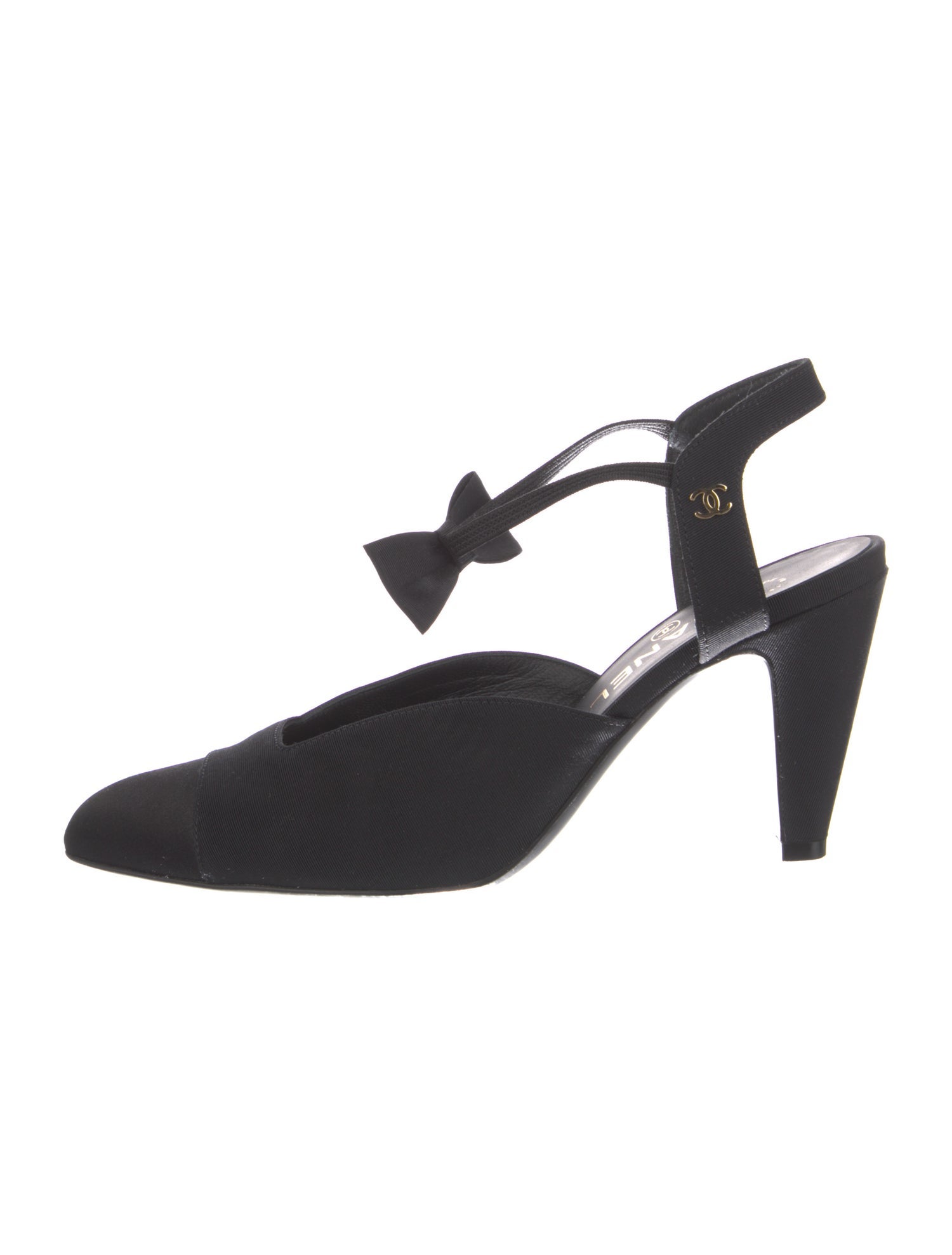 Chanel 2020 Interlocking CC Logo Slingback Pumps