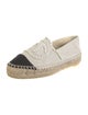 Chanel Interlocking CC Logo Canvas Espadrilles