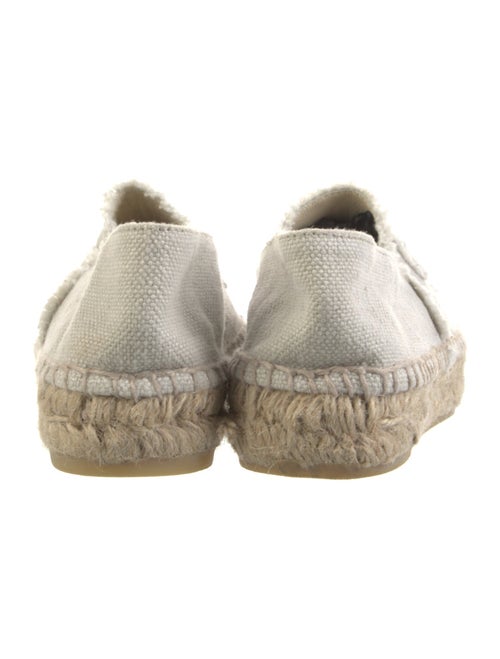 Chanel Interlocking CC Logo Canvas Espadrilles