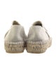 Chanel Interlocking CC Logo Canvas Espadrilles