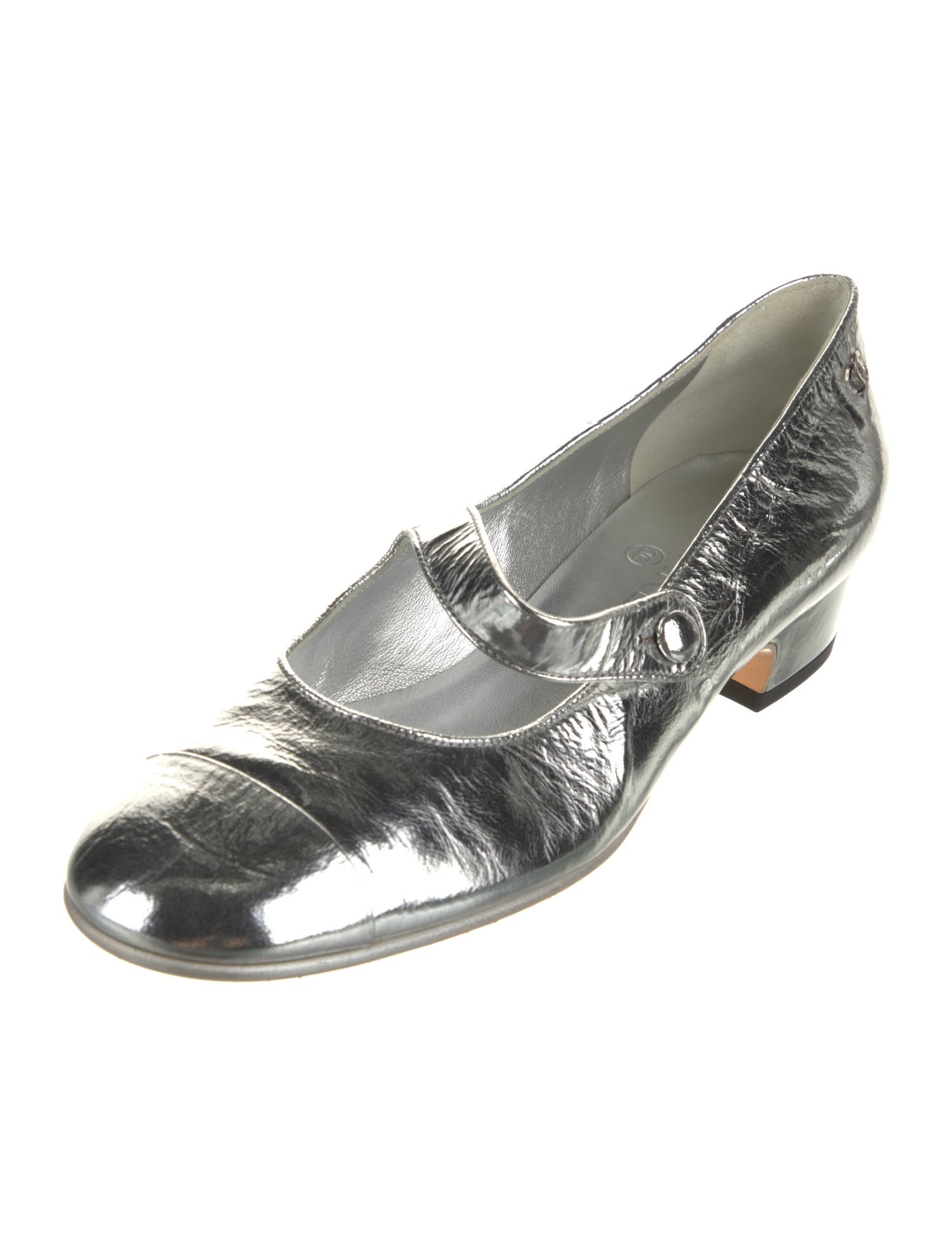 Chanel 2019 Interlocking CC Logo Mary Jane Flats