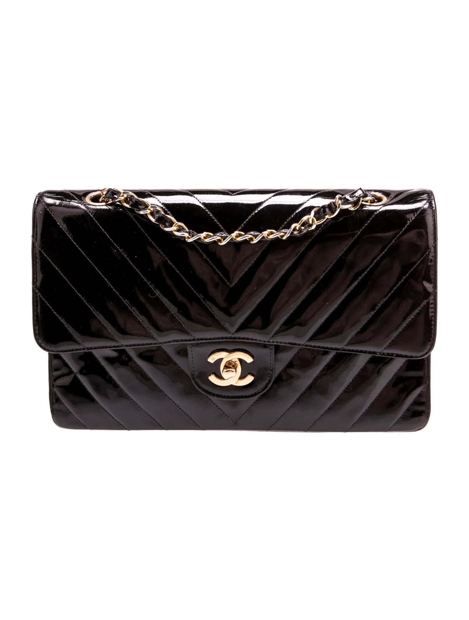 Chanel Classic Chevron Medium Double Flap Bag