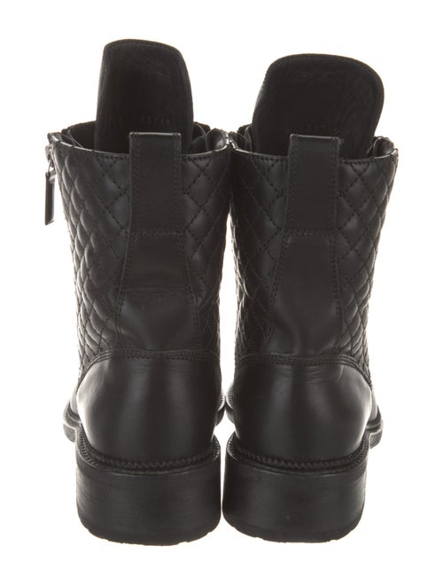 Chanel 2017-2018 Interlocking CC Logo Combat Boots