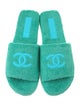 Chanel 2022 Interlocking CC Logo Slides