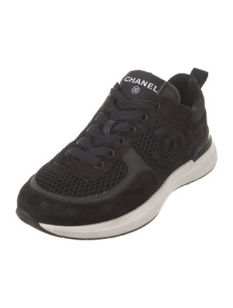 Chanel Interlocking CC Logo Mesh Sneakers