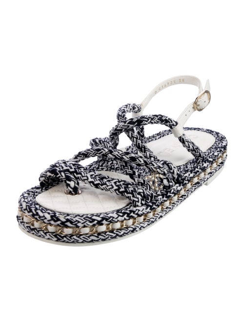 Chanel 2022 Interlocking CC Logo Slides