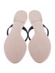 Chanel Interlocking CC Logo Rubber Flip Flops