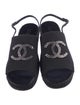 Chanel 2024 Interlocking CC Logo Slingback Flats