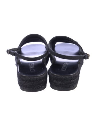 Chanel 2024 Interlocking CC Logo Slingback Flats