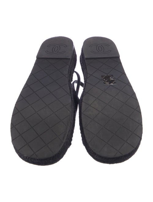 Chanel 2024 Interlocking CC Logo Slingback Flats