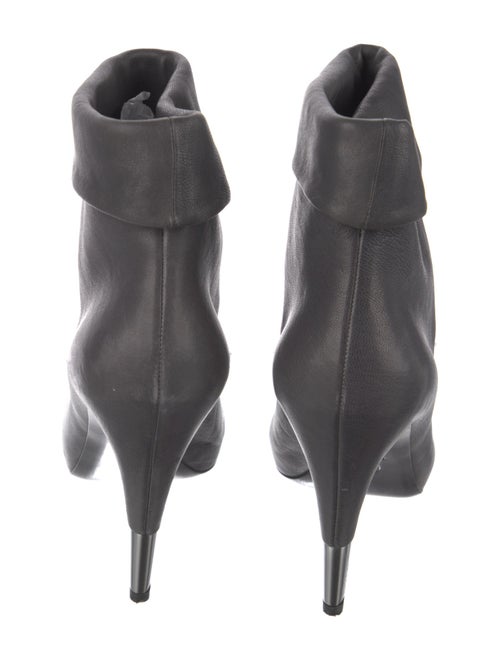 Chanel Interlocking CC Logo Leather Boots