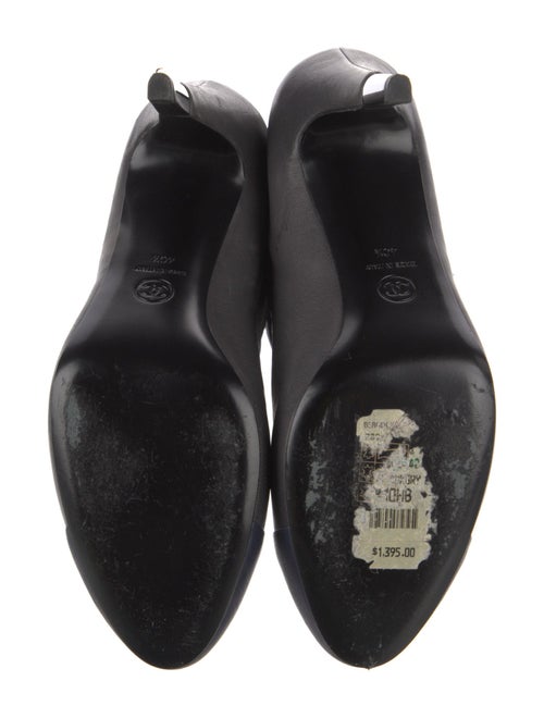 Chanel Interlocking CC Logo Leather Boots