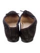 Chanel Interlocking CC Logo Suede Ballet Flats