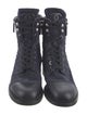 Chanel 2018 Interlocking CC Logo Combat Boots